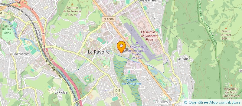 localisation de l'entreprise MONSIEUR SERGE BROQUAIRE à LA RAVOIRE