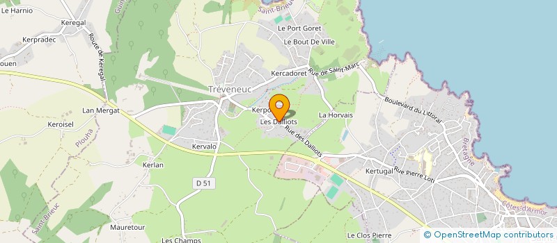 localisation de l'entreprise MONSIEUR SERGE BROTONS à TREVENEUC
