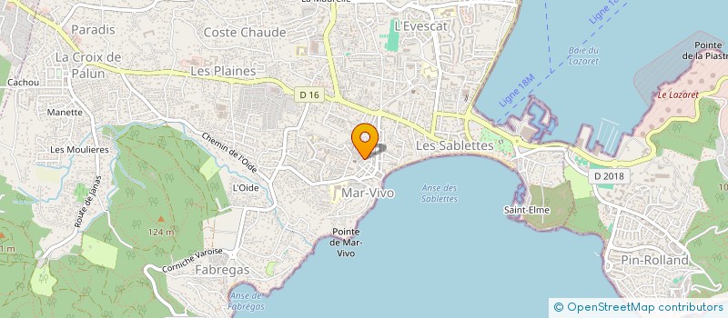 localisation de l'entreprise MONSIEUR SERGE BRUAT à LA SEYNE SUR MER