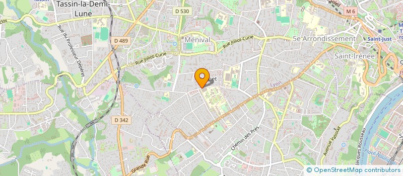 localisation de l'entreprise MONSIEUR SERGE BRUNET  LYON