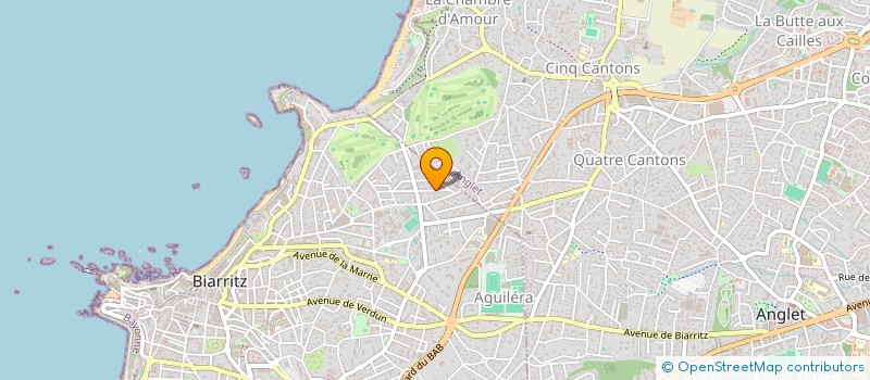 localisation de l'entreprise MONSIEUR SERGE BRUNORO à BIARRITZ