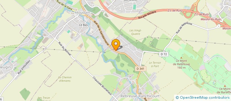 localisation de l'entreprise MONSIEUR SERGE BUHOT  REBREUVE-RANCHICOURT