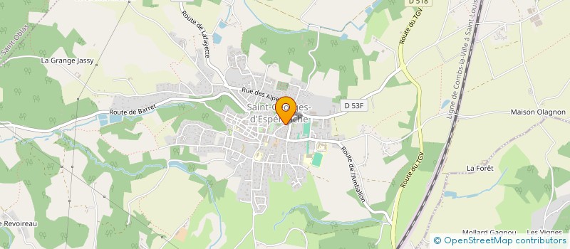 localisation de l'entreprise MONSIEUR SERGE BUISSON  SAINT-GEORGES-D'ESPERANCHE