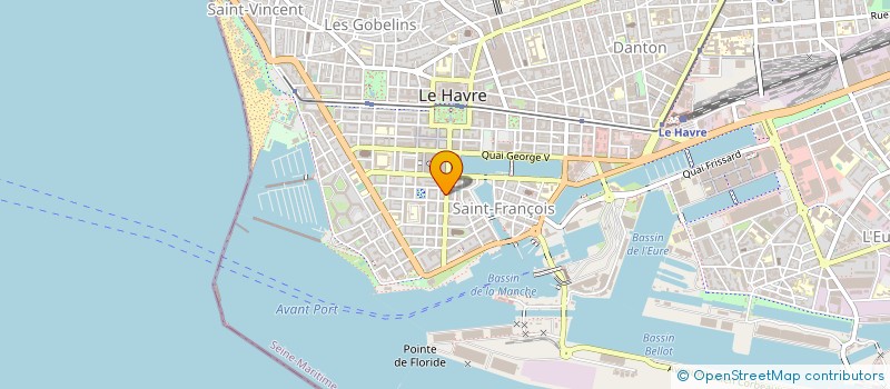 localisation de l'entreprise MONSIEUR SERGE BUREL à LE HAVRE