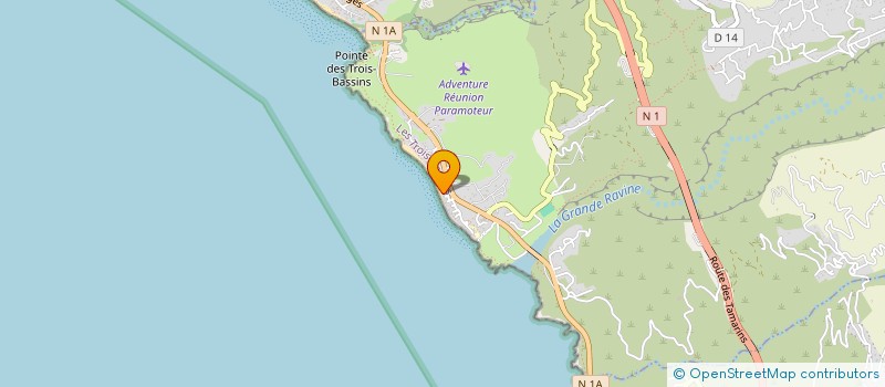 localisation de l'entreprise MONSIEUR SERGE CADEI  LES TROIS-BASSINS