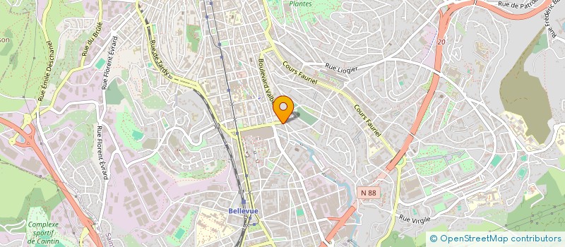 localisation de l'entreprise MONSIEUR SERGE CADENAS  SAINT-ETIENNE