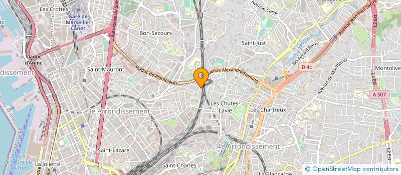 localisation de l'entreprise MONSIEUR SERGE CAFARO à MARSEILLE