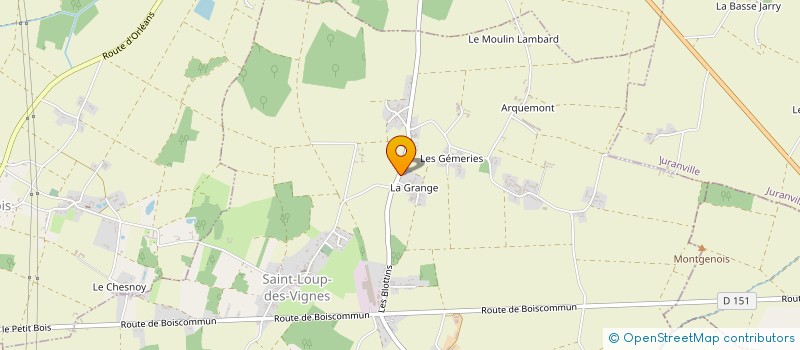 localisation de l'entreprise MONSIEUR SERGE CAILLARD à SAINT-LOUP-DES-VIGNES