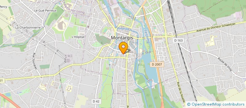 localisation de l'entreprise MONSIEUR SERGE CAILLAUD à MONTARGIS
