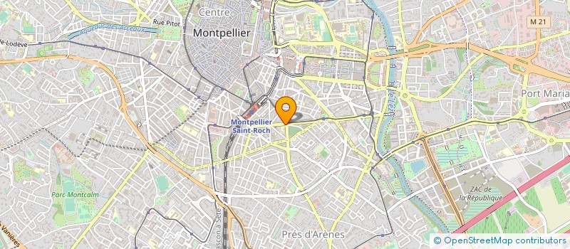 localisation de l'entreprise MONSIEUR SERGE CALBERO à MONTPELLIER