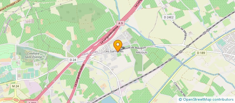 localisation de l'entreprise MONSIEUR SERGE CALVENTUS à SAINT-AUNES