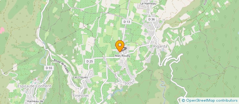 localisation de l'entreprise MONSIEUR SERGE CAMPS  JOCH