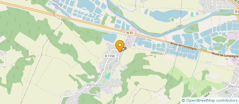 localisation de l'entreprise MONSIEUR SERGE CAMUS  PERNANT