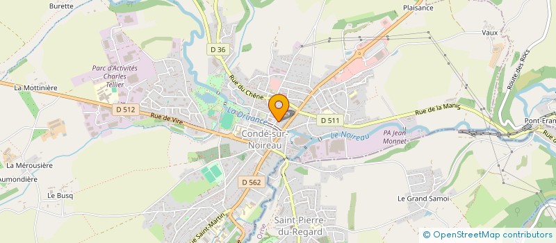 localisation de l'entreprise MONSIEUR SERGE CAMUS  CONDE-EN-NORMANDIE