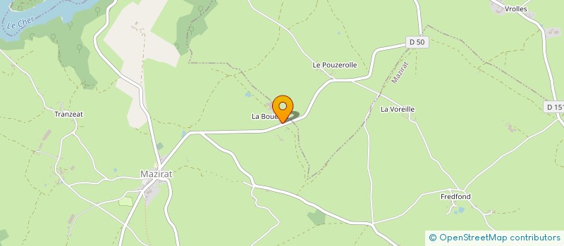 localisation de l'entreprise MONSIEUR SERGE CANTAT  SAINTE-THERENCE