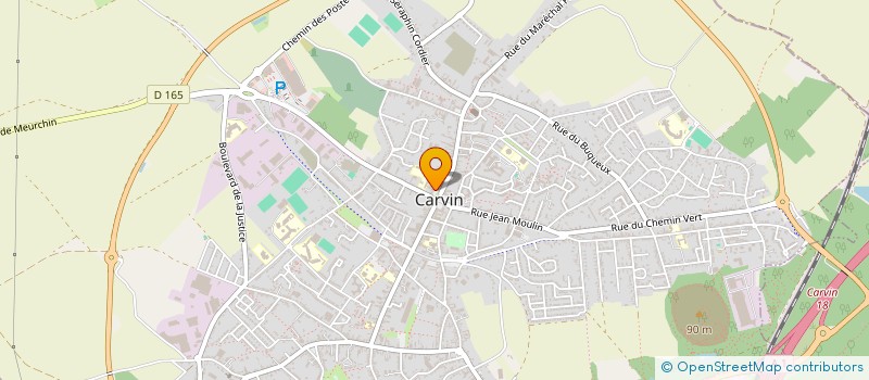 localisation de l'entreprise MONSIEUR SERGE CARADEUC  CARVIN