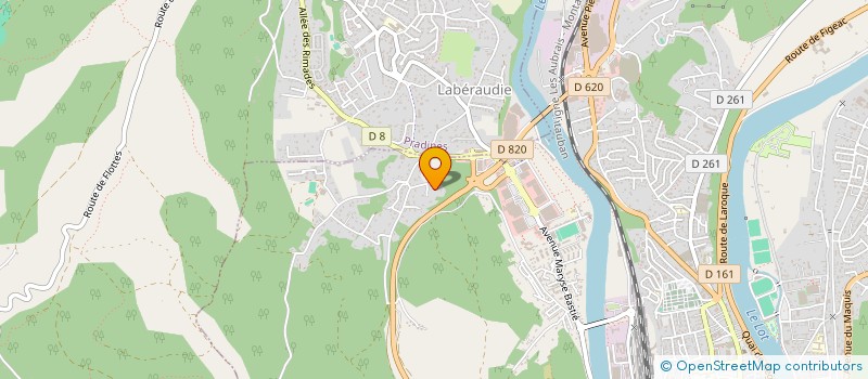 localisation de l'entreprise MONSIEUR SERGE CARAYOL  CAHORS