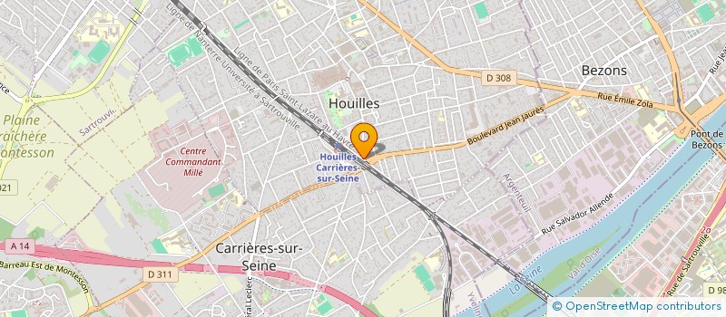 localisation de l'entreprise MONSIEUR SERGE CARLIER à HOUILLES