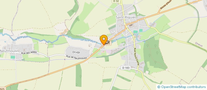 localisation de l'entreprise MONSIEUR SERGE CARPENTIER à SAINT-RIQUIER
