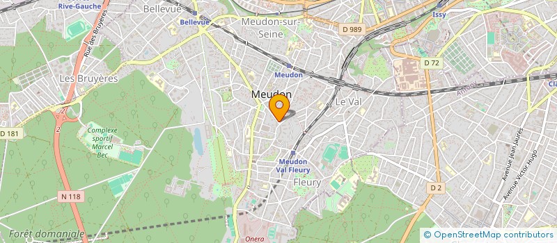 localisation de l'entreprise MONSIEUR SERGE CARRARA  MEUDON