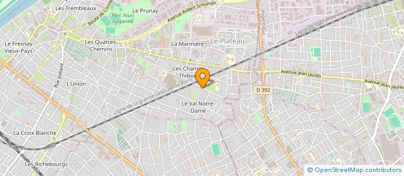 localisation de l'entreprise MONSIEUR SERGE CARRE à SARTROUVILLE