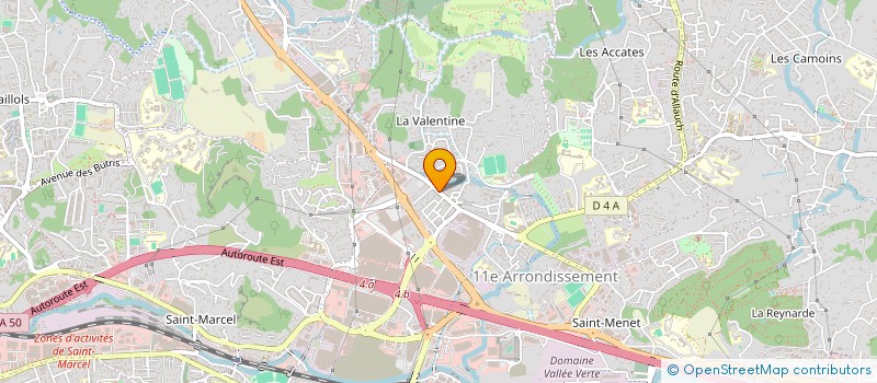 localisation de l'entreprise MONSIEUR SERGE CARREGA  MARSEILLE 11