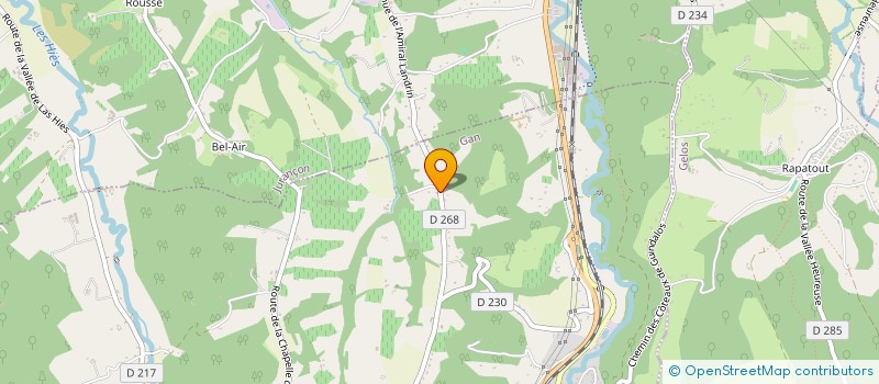 localisation de l'entreprise MONSIEUR SERGE CARRERE  GAN