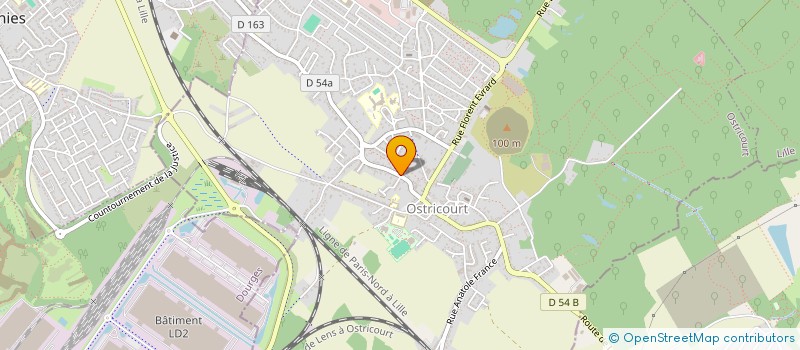 localisation de l'entreprise MONSIEUR SERGE CARRETTE  OSTRICOURT