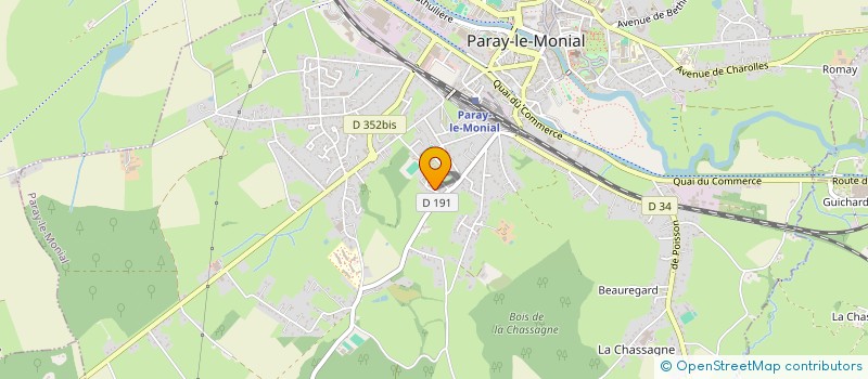 localisation de l'entreprise MONSIEUR SERGE CARY  PARAY-LE-MONIAL