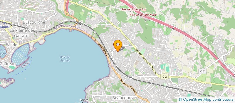 localisation de l'entreprise MONSIEUR SERGE CASELLI à SANARY-SUR-MER