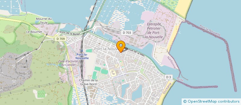 localisation de l'entreprise MONSIEUR SERGE CASSAO  PORT-LA-NOUVELLE