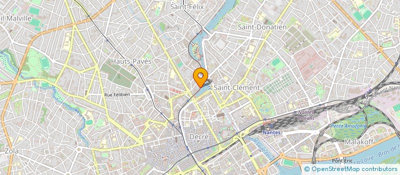 localisation de l'entreprise MONSIEUR SERGE CASTAIGNE à NANTES