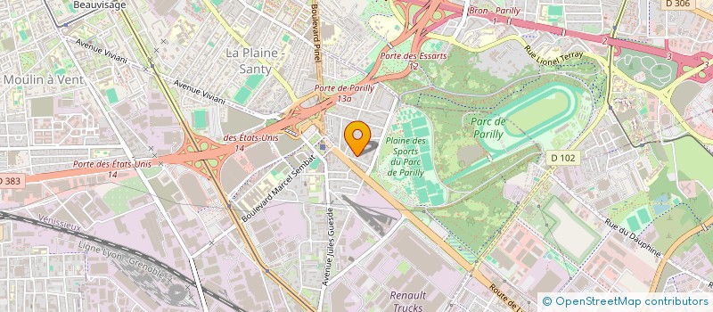 localisation de l'entreprise MONSIEUR SERGE CASTANHEIRA  VENISSIEUX