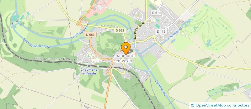 localisation de l'entreprise MONSIEUR SERGE CASTELLANI  CHAUMONT-EN-VEXIN