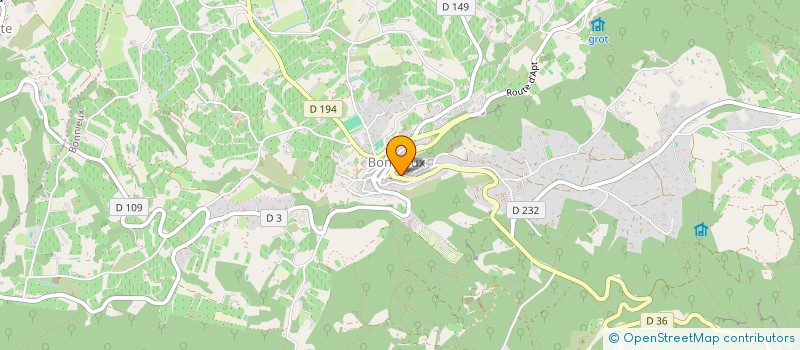 localisation de l'entreprise MONSIEUR SERGE CATANI  BONNIEUX