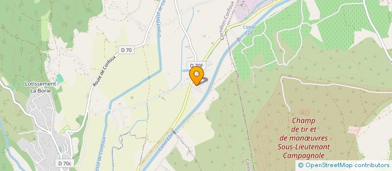 localisation de l'entreprise MONSIEUR SERGE CAVALLI à CORNILLON-CONFOUX