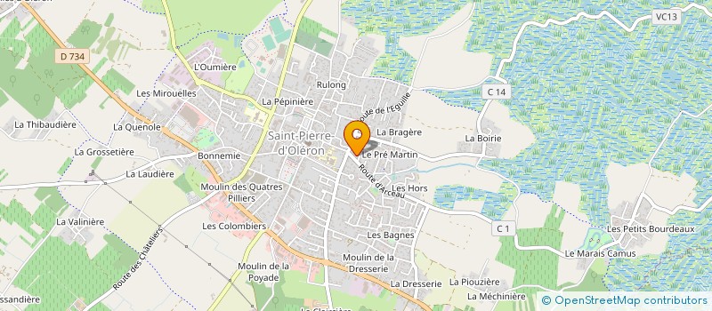 localisation de l'entreprise MONSIEUR SERGE CAVANNA  SAINT-PIERRE-D OLERON