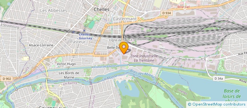 localisation de l'entreprise MONSIEUR SERGE CAVIC  CHELLES