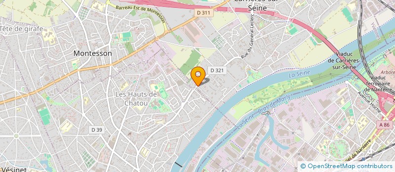 localisation de l'entreprise MONSIEUR SERGE CAVILLIER à CARRIERES-SUR-SEINE