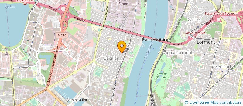 localisation de l'entreprise MONSIEUR SERGE CAYTAN  BORDEAUX