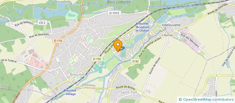 localisation de l'entreprise MONSIEUR SERGE CAZI  BREUILLET