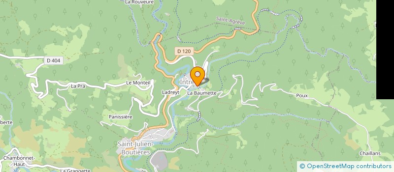 localisation de l'entreprise MONSIEUR SERGE CAZZADORI  SAINT-JULIEN-D'INTRES