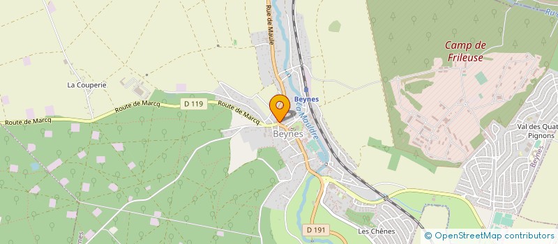 localisation de l'entreprise MONSIEUR SERGE CELERIN à BEYNES