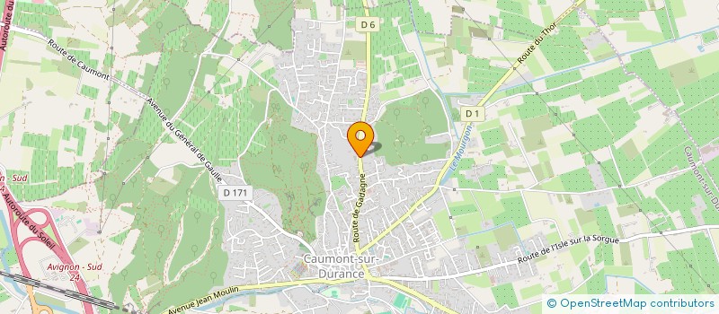 localisation de l'entreprise MONSIEUR SERGE CERUTTI à CAUMONT-SUR-DURANCE