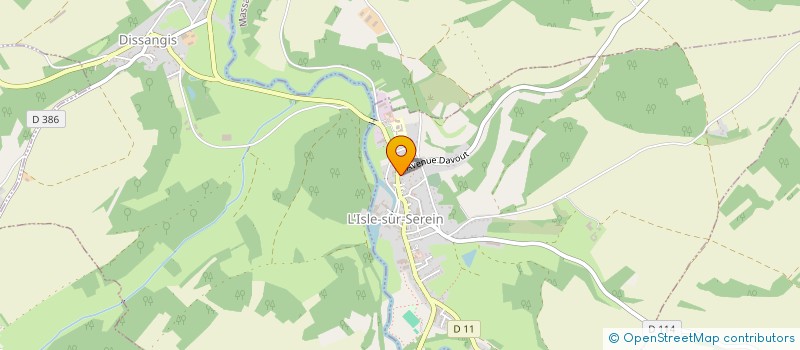 localisation de l'entreprise MONSIEUR SERGE CERVO à L'ISLE-SUR-SEREIN