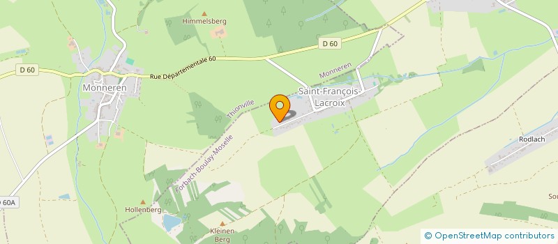 localisation de l'entreprise MONSIEUR SERGE CHABOISSEAU  SAINT-FRANCOIS-LACROIX