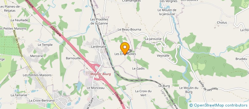 localisation de l'entreprise MONSIEUR SERGE CHABRELI  SAINT-PAUL