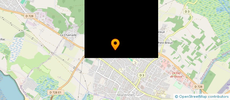 localisation de l'entreprise MONSIEUR SERGE CHAILLOLEAU  MARENNES-HIERS-BROUAGE