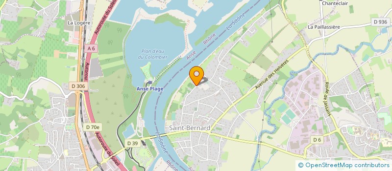 localisation de l'entreprise MONSIEUR SERGE CHAISES  SAINT-BERNARD