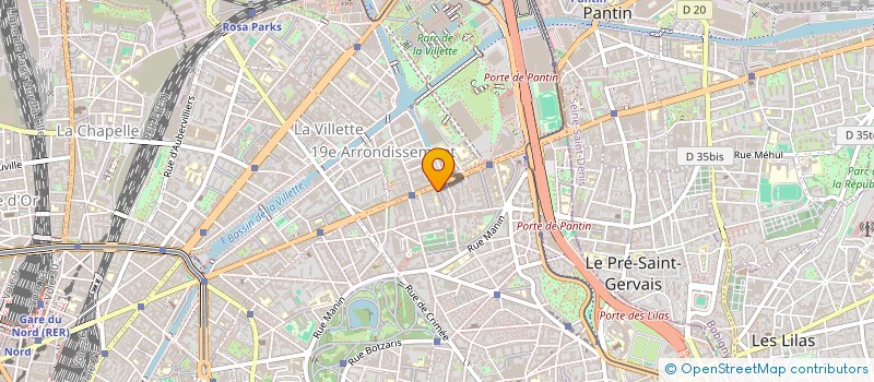 localisation de l'entreprise MONSIEUR SERGE CHALONY  LA CROIX-HELLEAN